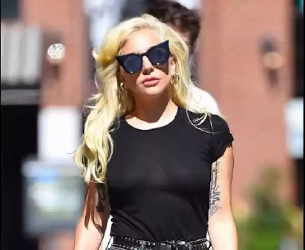 Photos: Lady Gaga Stepped Out In Braless Top As She Puts N*pples On Display